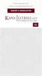Mobile Screenshot of kanejeffries.com
